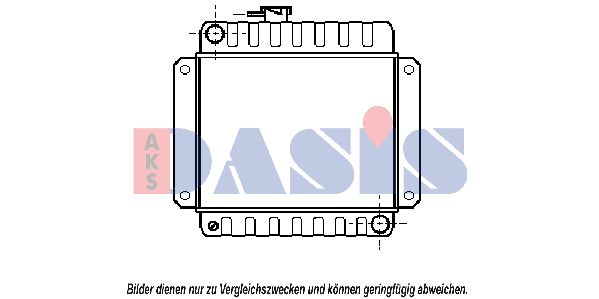 AKS DASIS Radiators, Motora dzesēšanas sistēma 050010N